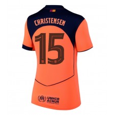 Barcelona Andreas Christensen #15 Tredjedrakt Kvinner 2025-26 Kortermet